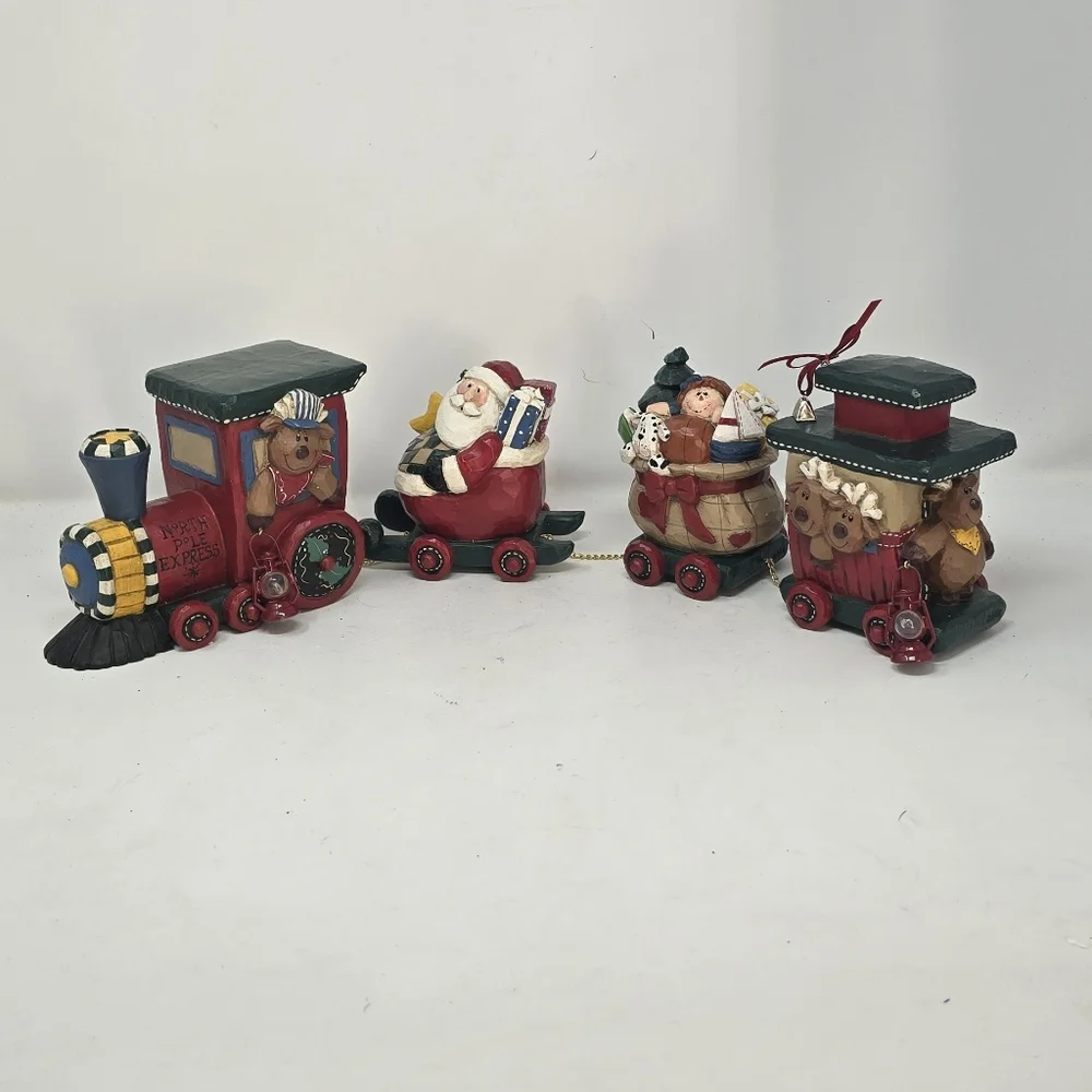 Eddie Walker Midwest of Canon Falls North Pole Express Santa Train Christmas 4pc